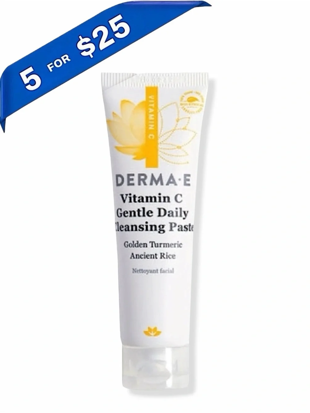 Derma E Vitamin C Gentle Daily Cleansing Paste 1oz ⚡️